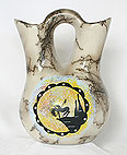 Example of Native American horsehair pottery